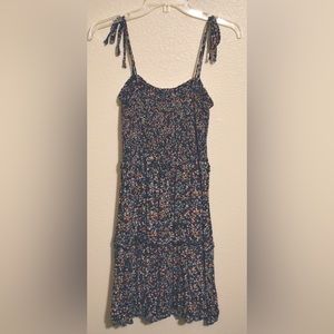 Flowy Black Floral Dres